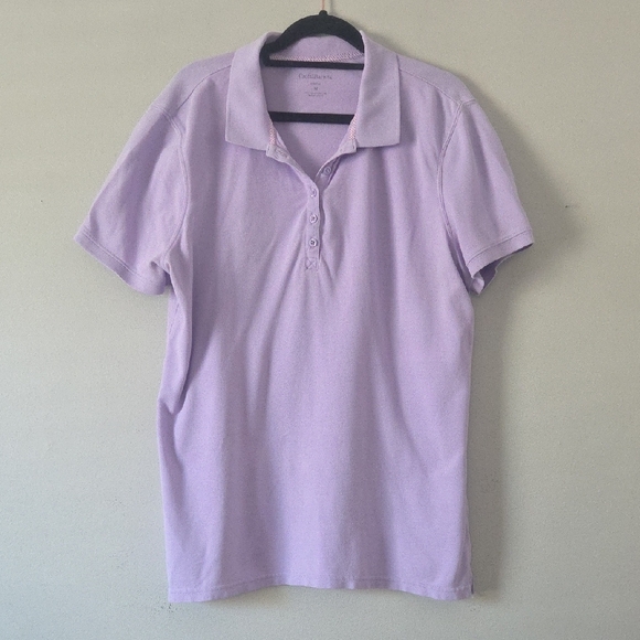 croft & barrow Tops - 3/$15 Pastel Purple Polo (M)